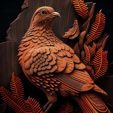 3D model grouse (STL)